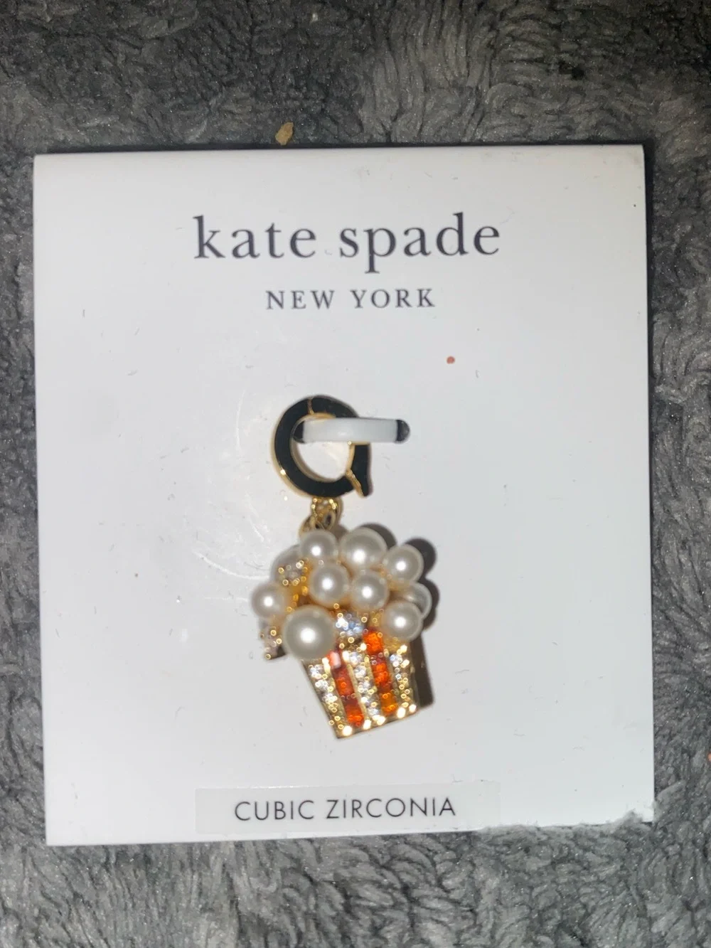 Kate Spade New York Womens Popcorn Charm $60